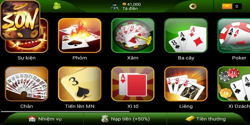 game-bai-sonclub-nen-tang-tro-choi