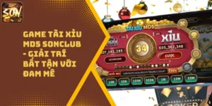 Game Tài Xỉu MD5 Sonclub – Giải Trí Bất tận Với Đam Mê